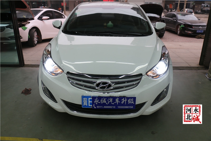 【永誠(chéng)汽車】石家莊朗動(dòng)改燈，貝雷帽雙光透鏡+貝雷帽氙燈+歐司朗安定器