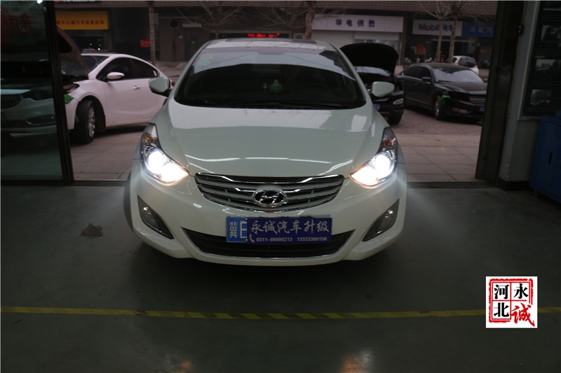 【永誠(chéng)汽車】石家莊朗動(dòng)改燈，貝雷帽雙光透鏡+貝雷帽氙燈+歐司朗安定器