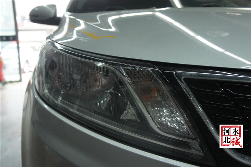 【永誠(chéng)汽車】石家莊起亞K2改燈，歐標(biāo)Q5透鏡+歐司朗4300K氙燈+歐司朗安定