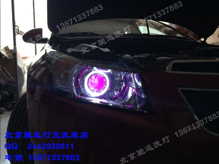 科魯茲 大燈升級 奧迪Q5小糸透鏡 北京馳遠改燈