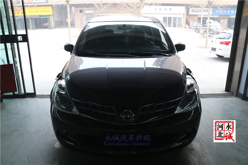 【永誠(chéng)汽車】石家莊專業(yè)改燈店，Q5雙光透鏡+巖崎5500K氙燈+霧燈黃金眼