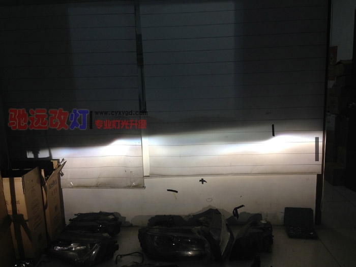 奔馳GLK 車燈增亮 透鏡氙氣燈改裝  海拉六代透鏡 北京改燈