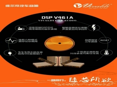 武汉汽车音响改装 卡莱-维尔帝V461A DSP音频处理功放