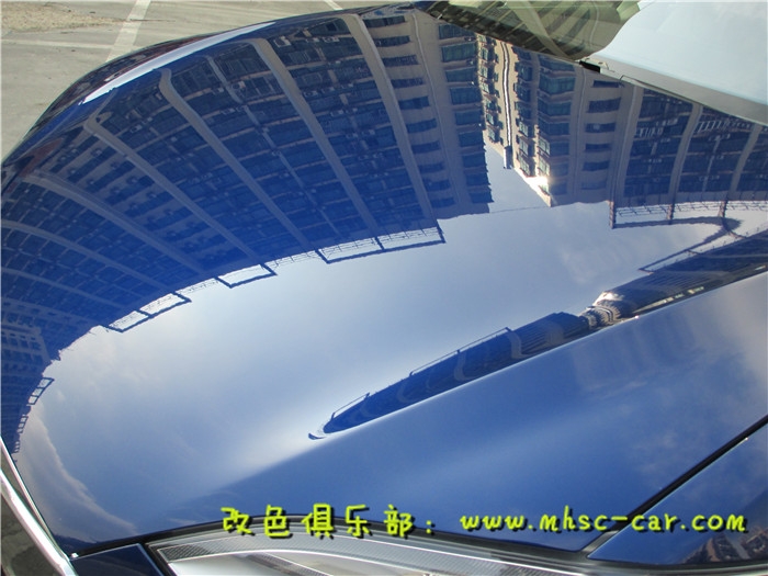 特斯拉全車施工車漆透明保護(hù)膜隱形車身