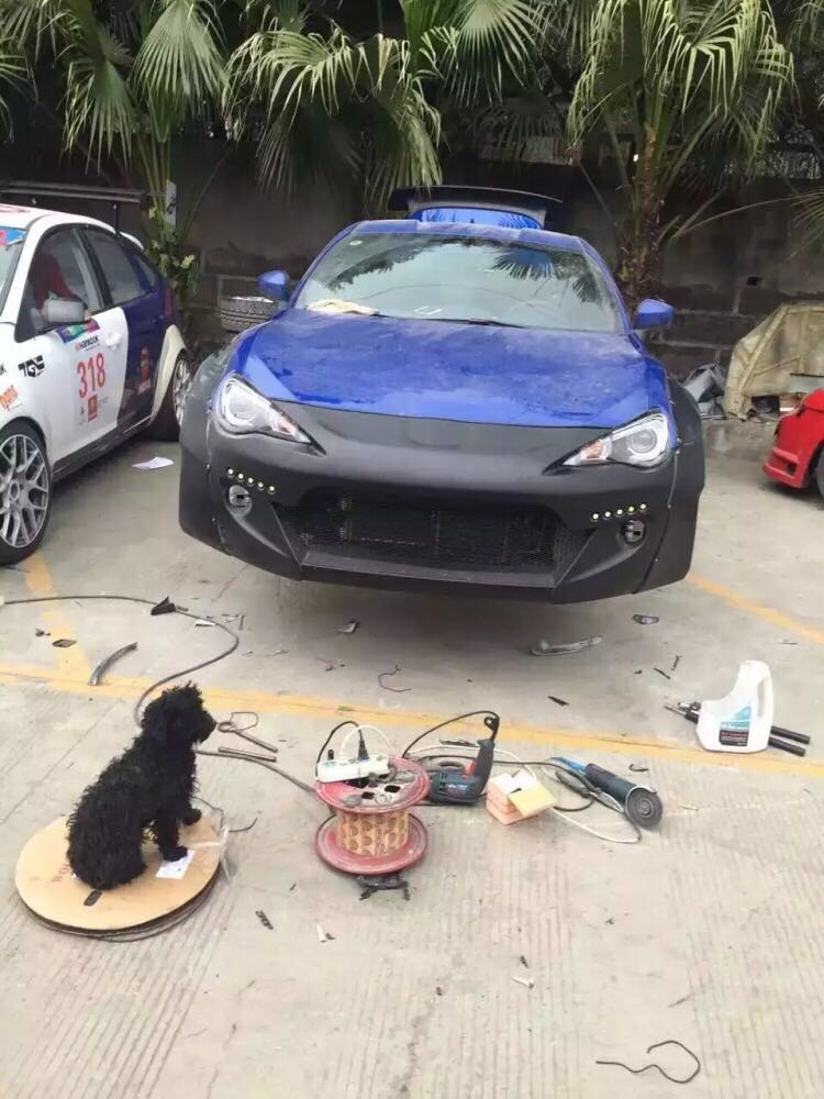 火箭兔寬體二代實(shí)車安裝案例 原車切割改裝