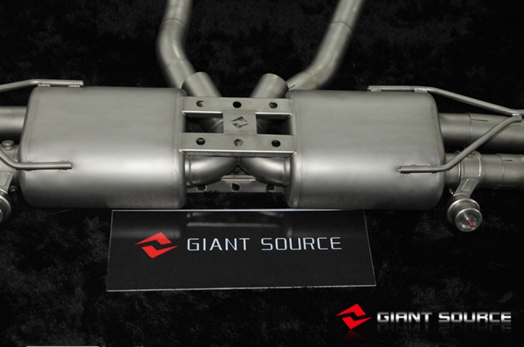 保時捷卡宴改裝giantsource巨源 保時捷958遙控閥門中尾端排氣管