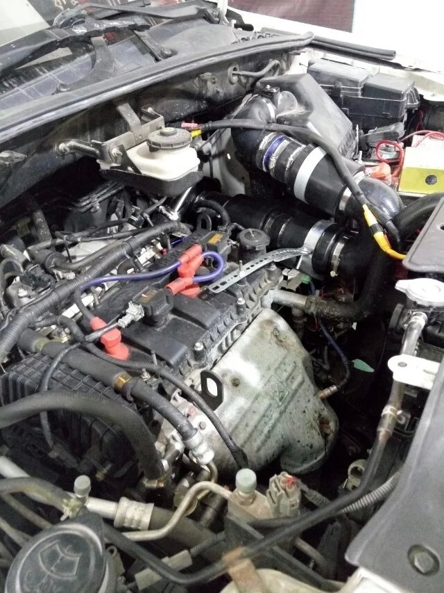 比亞迪S6提升動力改裝加裝鍵程離心式電動渦輪增壓器LX3971案例