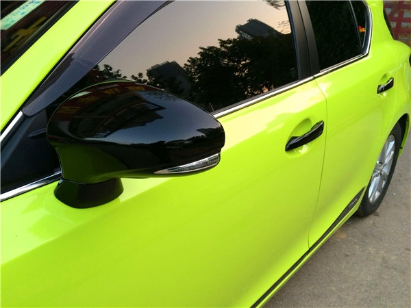 武漢汽車改裝 車身改色貼膜 艾利鑄造級嫩芽綠改色貼膜