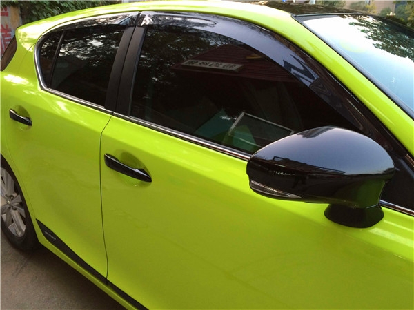 武漢汽車改裝 車身改色貼膜 艾利鑄造級嫩芽綠改色貼膜