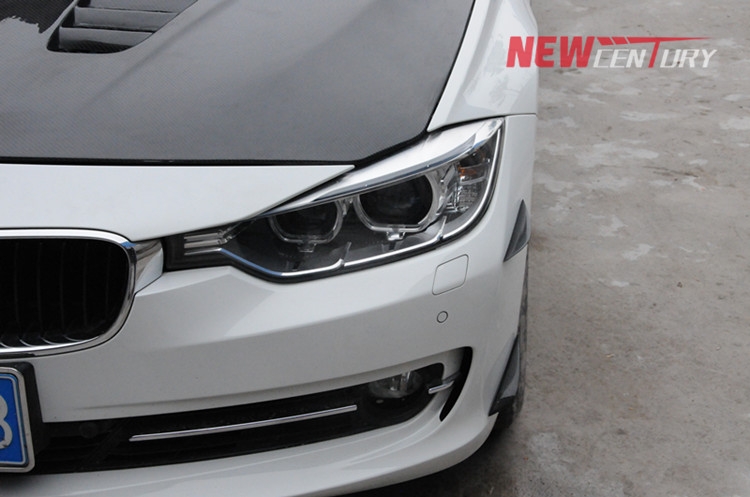 寶馬新款3系改裝碳纖維機蓋 BMW320li F30F35開孔散熱引擎蓋包圍