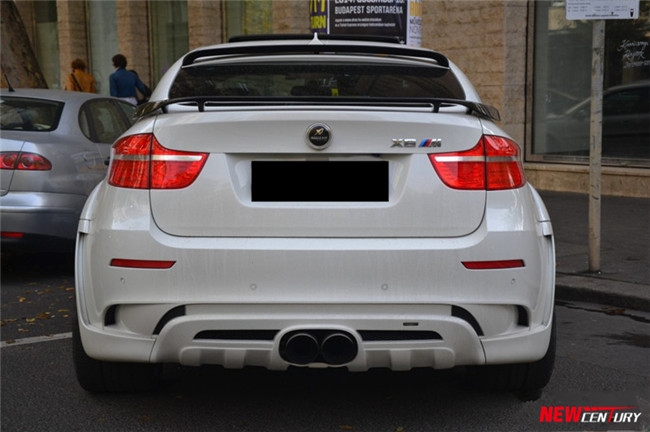 寶馬X6M改裝hamann寬體大包圍 原車X6M改裝前杠排氣