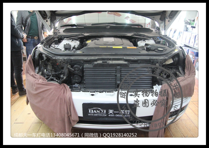 成都路虎攬勝歐規(guī)版車燈改裝中規(guī)LED日行燈路虎歐規(guī)改裝中規(guī)