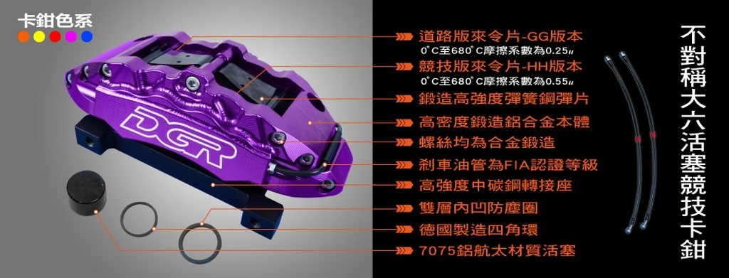 納智捷優(yōu)6 完美呈現(xiàn)DGR大六活塞卡鉗