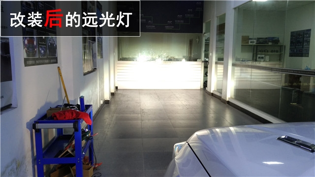 長(zhǎng)安CS75車(chē)燈升級(jí)原裝海拉5+飛利浦XV+飛利浦安定器  中山清風(fēng)車(chē)影燈改