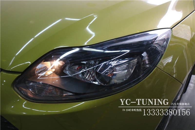 【永誠汽車】石家莊專業(yè)改燈，新?？怂垢难b海拉5雙光透鏡，氙氣燈，ST流光日行燈