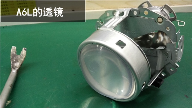 奧迪A6L燈光年審不過，升級海拉5雙光氙氣大燈，清風(fēng)車影燈改