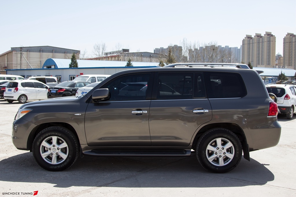 LEXUS 雷克薩斯 LX570 3M高光金屬炭灰全車身貼膜改色