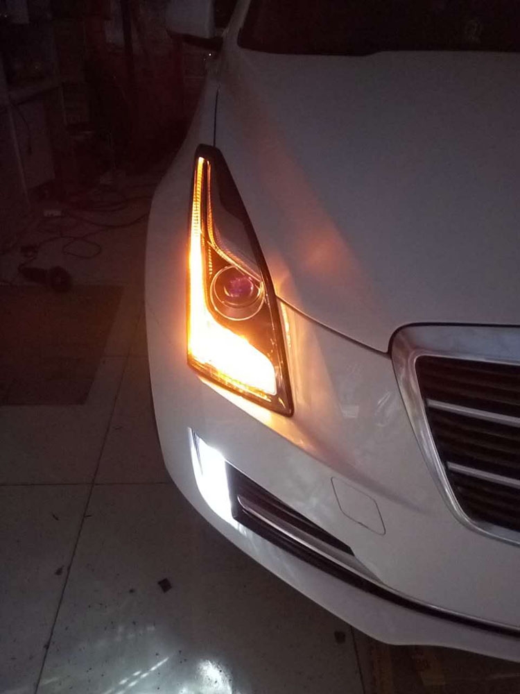 凱迪拉克ATSL 專用日行燈  氙氣燈 北京馳遠(yuǎn)改燈