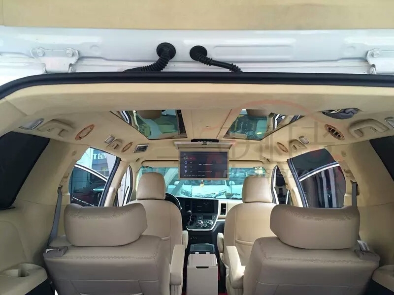 河南哪家改裝比較好？鄭州車時尚豐田塞納內飾定制改裝，流星雨演繹著浪漫