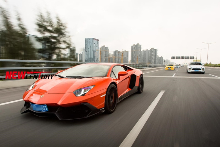 蘭博基尼Aventador LP700改裝50周年紀(jì)念版前后杠 LP720-4大包圍