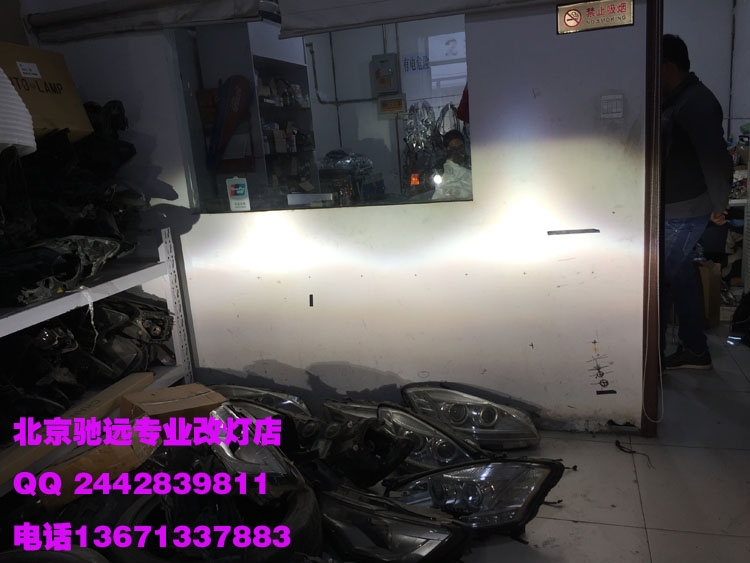 悍馬H3 氙氣燈透鏡改裝 北京馳遠改燈