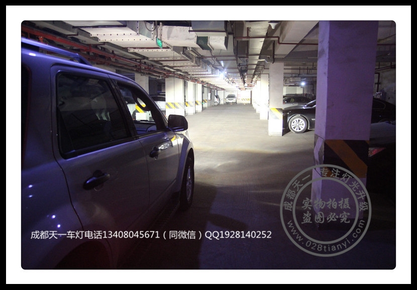 成都08款老翼虎改燈車燈改裝海拉雙光透鏡歐司朗氙氣燈