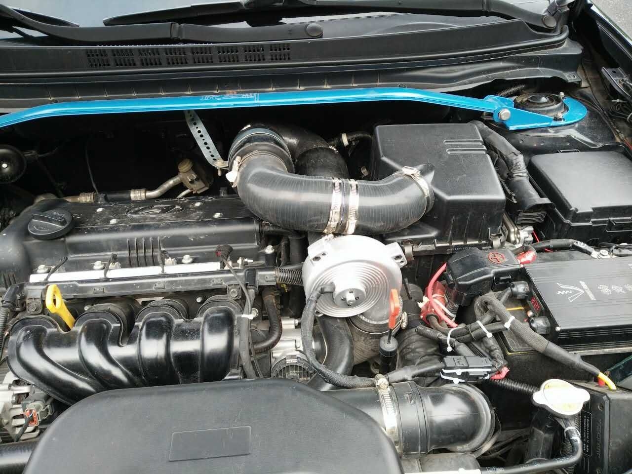 現(xiàn)代悅動提升動力改裝加裝鍵程離心式電動渦輪增壓器LX2008案例