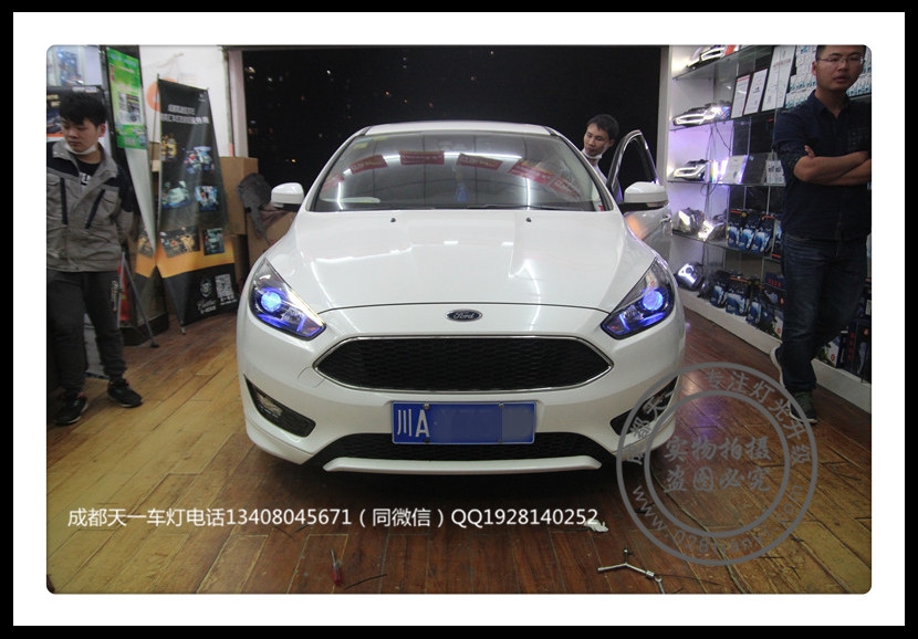 成都15款?？怂垢臒糗嚐舾难bQ5雙光透鏡LED日行燈惡魔眼