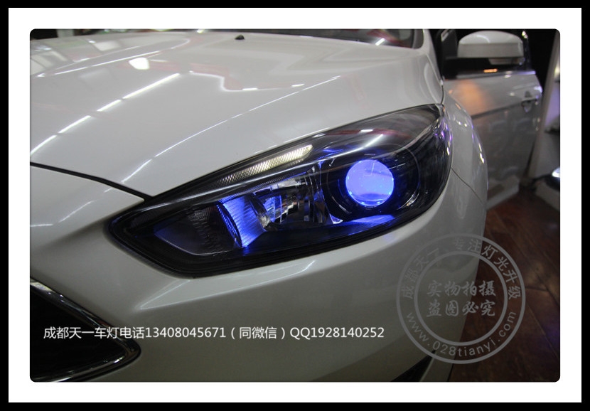 成都15款?？怂垢臒糗嚐舾难bQ5雙光透鏡LED日行燈惡魔眼