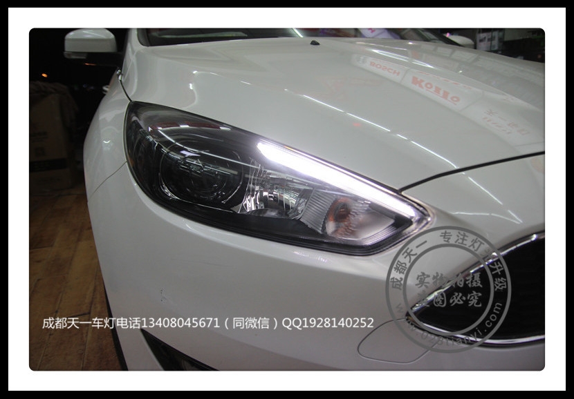 成都15款?？怂垢臒糗嚐舾难bQ5雙光透鏡LED日行燈惡魔眼