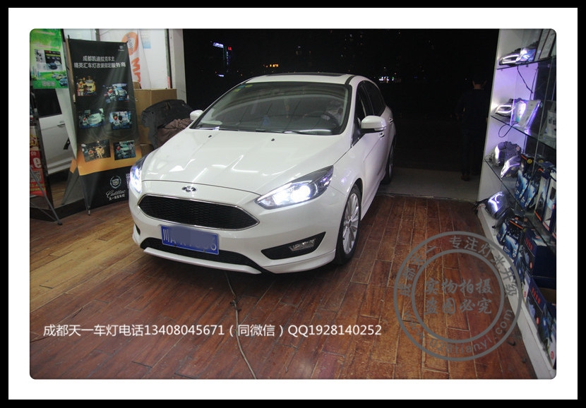 成都15款?？怂垢臒糗嚐舾难bQ5雙光透鏡LED日行燈惡魔眼