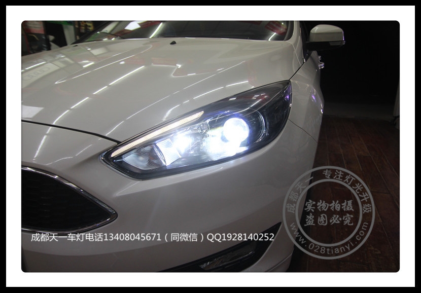 成都15款?？怂垢臒糗嚐舾难bQ5雙光透鏡LED日行燈惡魔眼