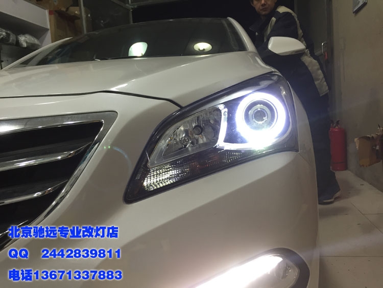 名圖 車燈改裝 大燈增亮 北京改燈