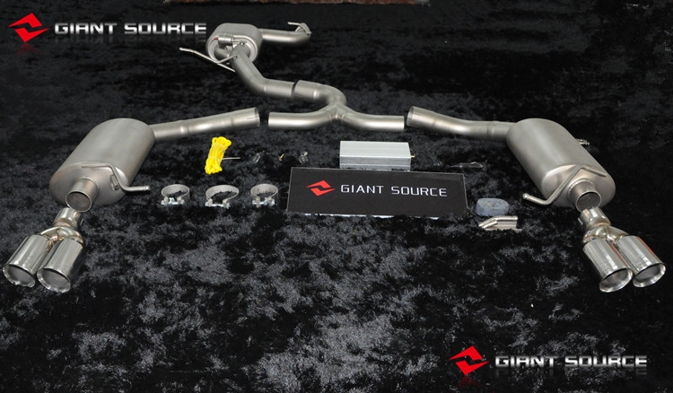 新款大眾CC改裝閥門排氣管 1.8 2.3.0巨源Giant source性能中尾端