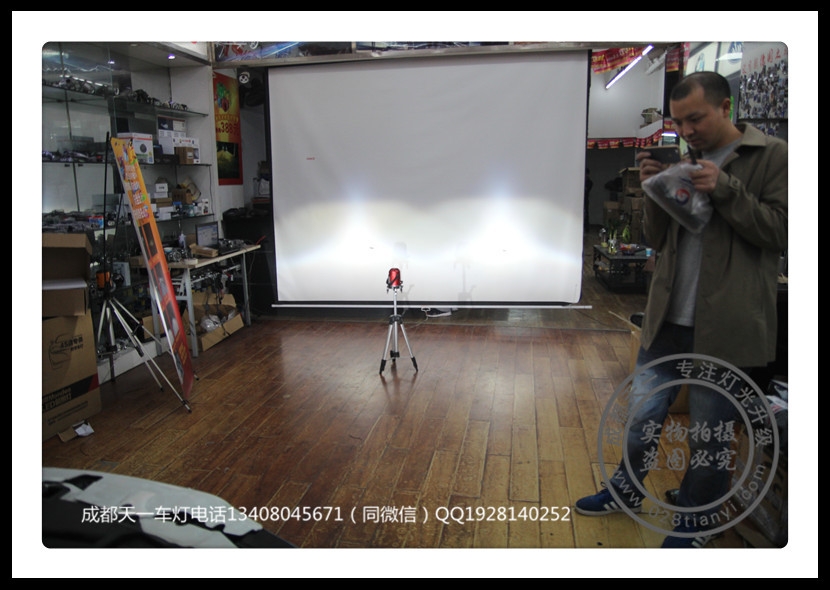 成都捷豹XF改燈車燈改裝海拉5雙光透鏡歐司朗CBH氙氣燈