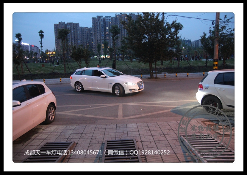 成都捷豹XF改燈車燈改裝海拉5雙光透鏡歐司朗CBH氙氣燈