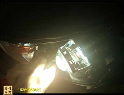 【美佳车灯】广州番禺传祺GA6改灯 实改案例改装Q5双光透镜 5500K氙气灯泡