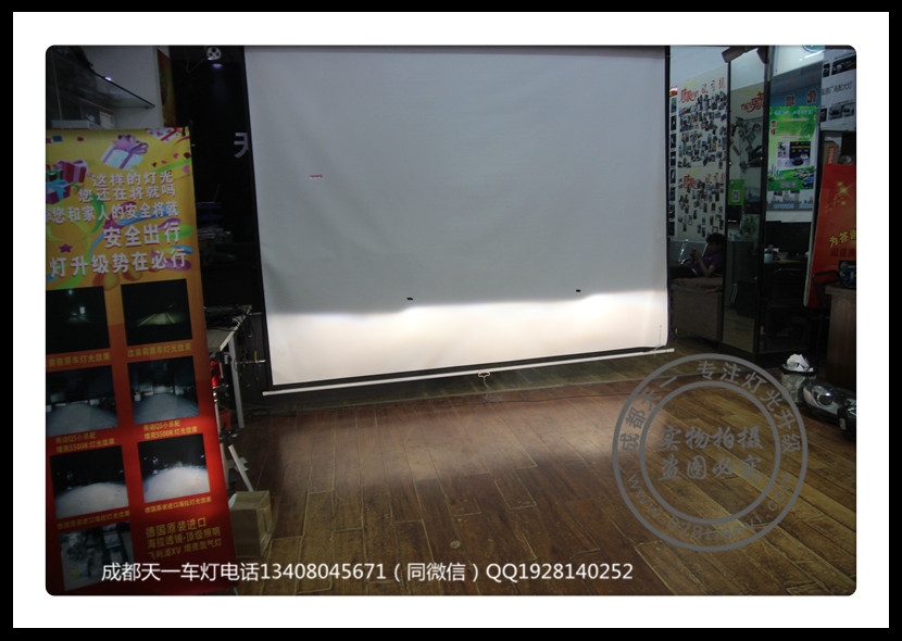 成都高爾夫6改燈車燈改裝升級(jí)氙氣燈雙光透鏡LED日行燈