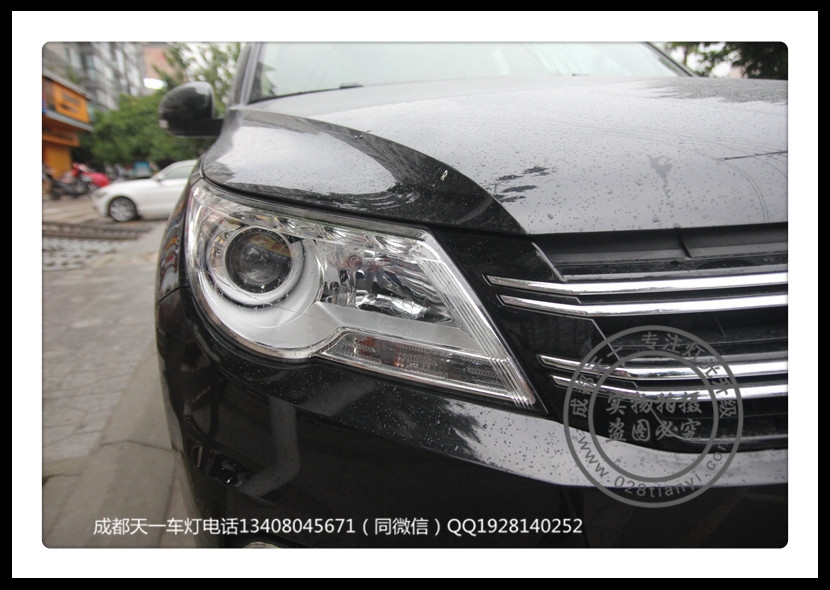成都12款大眾途觀改裝車燈升級德國原裝海拉5歐司朗氙氣燈