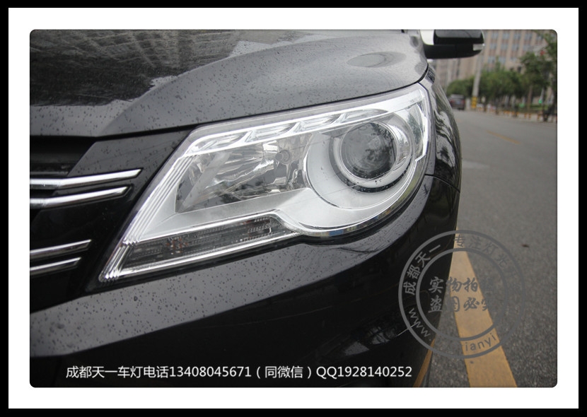 成都12款大眾途觀改裝車燈升級德國原裝海拉5歐司朗氙氣燈