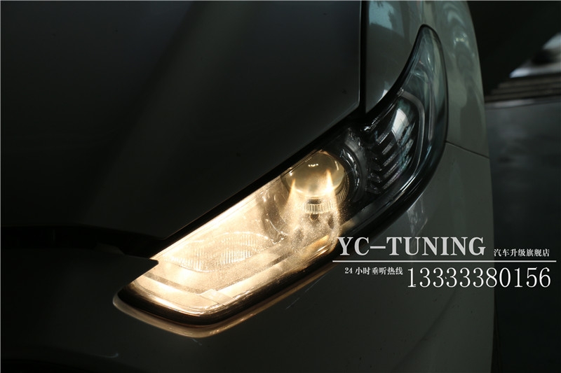 【永誠(chéng)汽車(chē)】石家莊蒙迪歐改燈，時(shí)宇氙氣大燈總成+歐司朗4300K氙氣燈