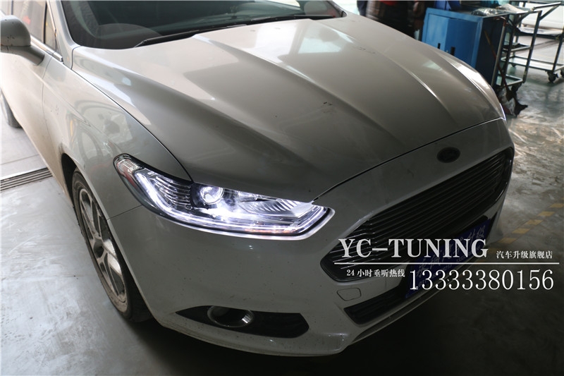 【永誠(chéng)汽車(chē)】石家莊蒙迪歐改燈，時(shí)宇氙氣大燈總成+歐司朗4300K氙氣燈