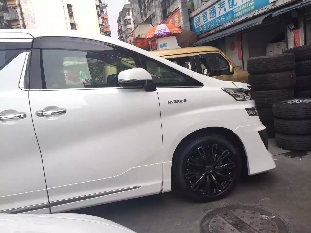 19寸 WORK  裝車(chē)， 油電混合埃爾法