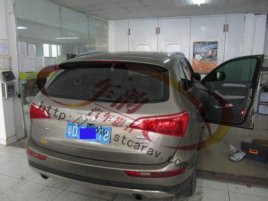 【汕頭車韻汽車影音】奧迪Q5原車屏幕升級(jí)凱立德導(dǎo)航