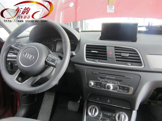 奧迪Q3原車屏幕升級手寫導(dǎo)航和360°全景泊車系統(tǒng)、行車記錄儀{汕頭潮南峽山車韻汽車影音}