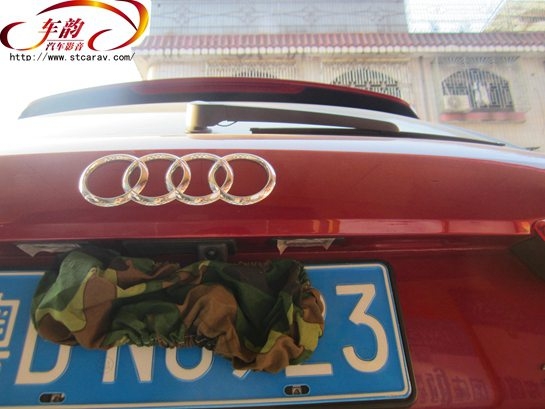 奧迪Q3原車屏幕升級手寫導(dǎo)航和360°全景泊車系統(tǒng)、行車記錄儀{汕頭潮南峽山車韻汽車影音}