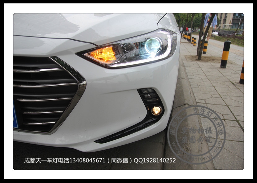 成都現(xiàn)代領(lǐng)動(dòng)車(chē)燈改裝升級(jí)Q5雙光透鏡增亮氙氣燈全國(guó)首改