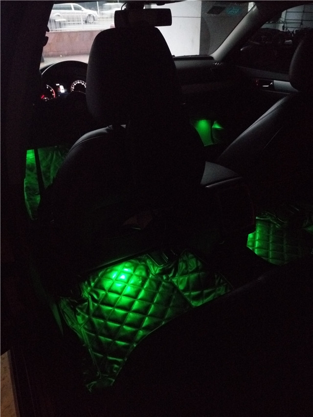 新款炫彩地毯腳墊智能氛圍燈 可手機(jī)控制 支持爆閃呼吸——清風(fēng)車影燈改