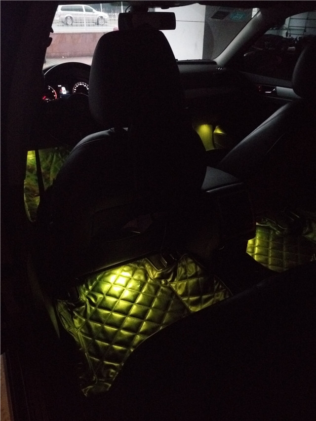 新款炫彩地毯腳墊智能氛圍燈 可手機(jī)控制 支持爆閃呼吸——清風(fēng)車影燈改