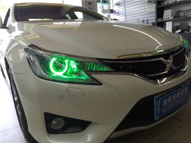 豐田新銳志車燈升級 智能炫彩天使眼支持爆閃 呼吸 律動——清風(fēng)車影燈改